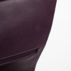 Chanel Maxi Lambskin Jumbo Dark Purple