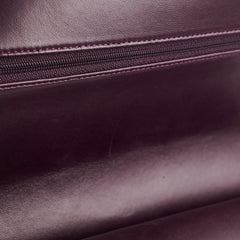 Chanel Maxi Lambskin Jumbo Dark Purple