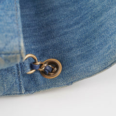 Chanel Denim Pearl Crush Mini Rectangle Flap Bag