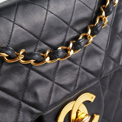 Chanel Maxi Jumbo Vintage Black Flap