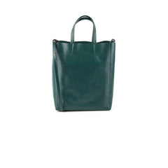 Celine Vertical Cabas Tote Small Forest Green