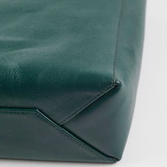 Celine Vertical Cabas Tote Small Forest Green