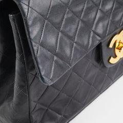 Chanel Maxi Jumbo Vintage Black Flap