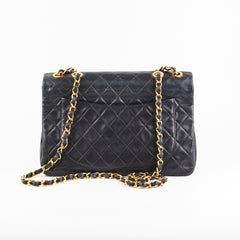 Chanel Maxi Jumbo Vintage Black Flap