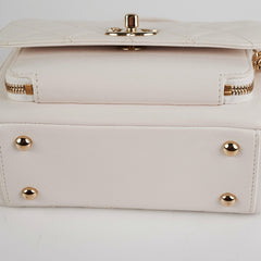 Chanel Business Affinity Small White Caviar