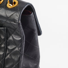 Chanel Maxi Jumbo Vintage Black Flap