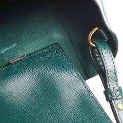 Celine Vertical Cabas Tote Small Forest Green