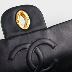 Chanel Maxi Jumbo Vintage Black Flap