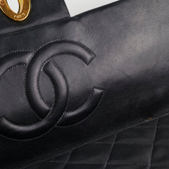 Chanel Maxi Jumbo Vintage Black Flap