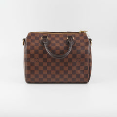 Louis Vuitton Speedy Bandouliere Damier Ebene Canvas 25