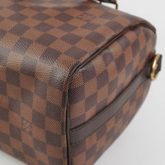 Louis Vuitton Speedy Bandouliere Damier Ebene Canvas 25
