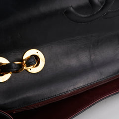 Chanel Maxi Jumbo Vintage Black Flap