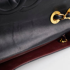 Chanel Maxi Jumbo Vintage Black Flap