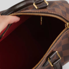 Louis Vuitton Speedy Bandouliere Damier Ebene Canvas 25