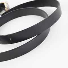 ITEM 5 - Christian Dior CD Rhinestone Gold Belt Size 75cm