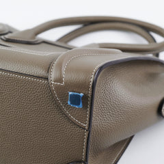 Celine Micro Luggage Calfskin Souris