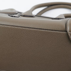 Celine Micro Luggage Calfskin Souris
