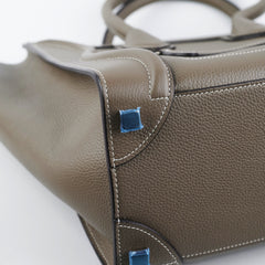 Celine Micro Luggage Calfskin Souris
