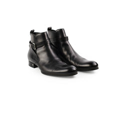 Louis Vuitton Mens Black Leather Boots Size 11 (Copy)