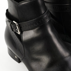 Louis Vuitton Mens Black Leather Boots Size 11 (Copy)