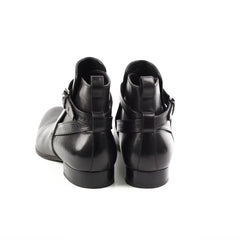 Louis Vuitton Mens Black Leather Boots Size 11 (Copy)