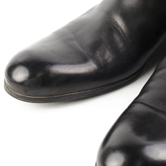 Louis Vuitton Mens Black Leather Boots Size 11 (Copy)