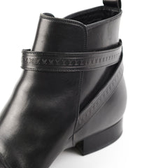 Louis Vuitton Mens Black Leather Boots Size 11 (Copy)