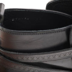 Louis Vuitton Mens Black Leather Boots Size 11 (Copy)