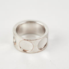 Louis Vuitton White Gold Ring size 53
