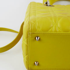 Christian Dior Lady Dior Medium Yellow