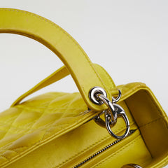 Christian Dior Lady Dior Medium Yellow