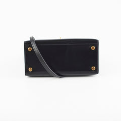 Hermes Vintage Mini Kelly Black - Stamp T Circle