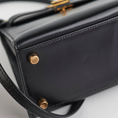Hermes Vintage Mini Kelly Black - Stamp T Circle