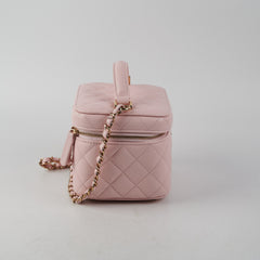 ITEM 2 - Chanel Vanity Top Handle Bag Caviar Pink