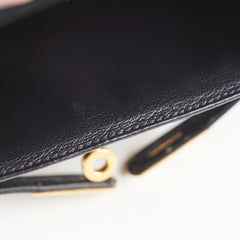 Hermes Vintage Mini Kelly Black - Stamp T Circle