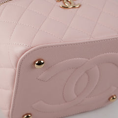 ITEM 2 - Chanel Vanity Top Handle Bag Caviar Pink