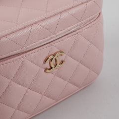 ITEM 2 - Chanel Vanity Top Handle Bag Caviar Pink