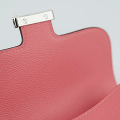 Hermes Slim Constance Rose Azalee Wallet- Stamp B