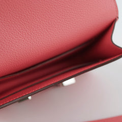 Hermes Slim Constance Rose Azalee Wallet- Stamp B