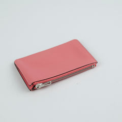 Hermes Slim Constance Rose Azalee Wallet- Stamp B