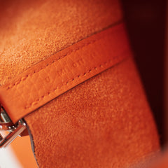 Hermes Picotin 18 Orange Clemence Bag