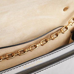 Dior J'Adior Metallic Silver Patent Leather Medium