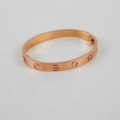 Cartier Love Bracelets Rose Gold Size 15