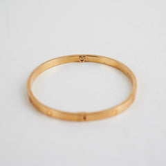 Cartier Yellow Gold Love Bangle Size18