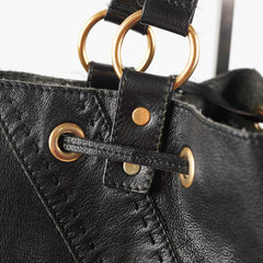 Saint Laurent Reversible Double Sac Y Tote Black