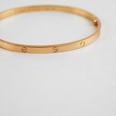 Cartier Yellow Gold Love Bangle Size18