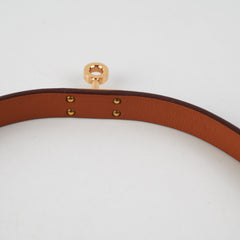 Hermes Kelly Double Tour Bracelet Mauve