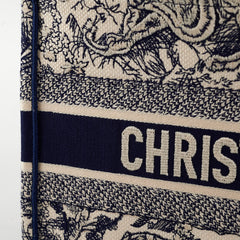 Christian Dior Book Tote Medium Navy