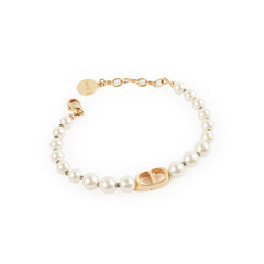 Christian Dior CD Pearl Bracelet Costume Jewellery