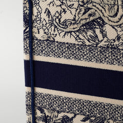 Christian Dior Book Tote Medium Navy